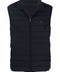 Emporio Armani Full-zip, sleeveless quilted nylon down jacket with eagle logo patch