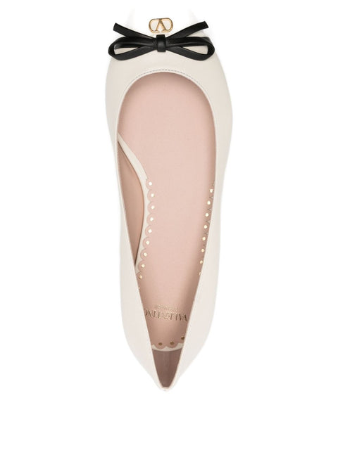 Valentino Garavani Bepointy leather ballet flats