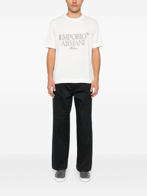 Emporio Armani Logo cotton t-shirt