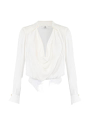 Elisabetta Franchi Top Ivory