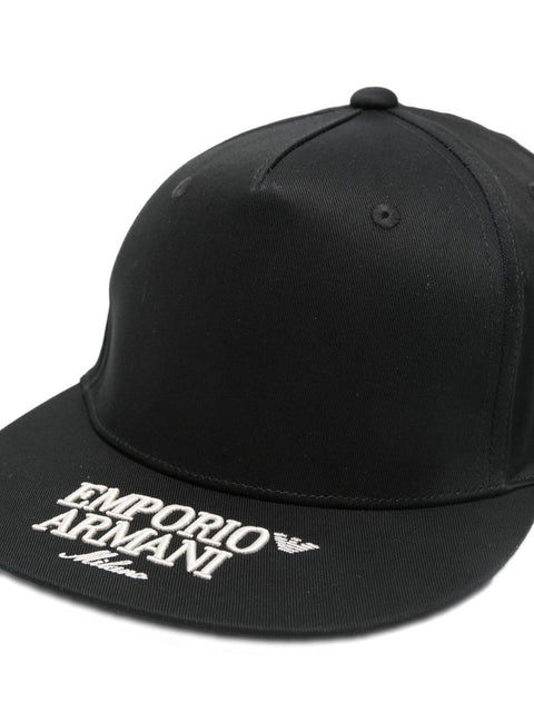 Emporio Armani Logo Patch Baseball Cap