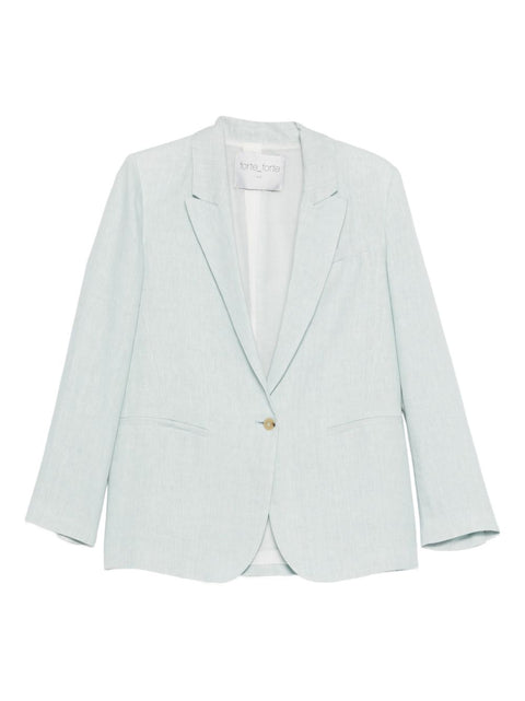 Forte Forte Linen single-breasted jacket