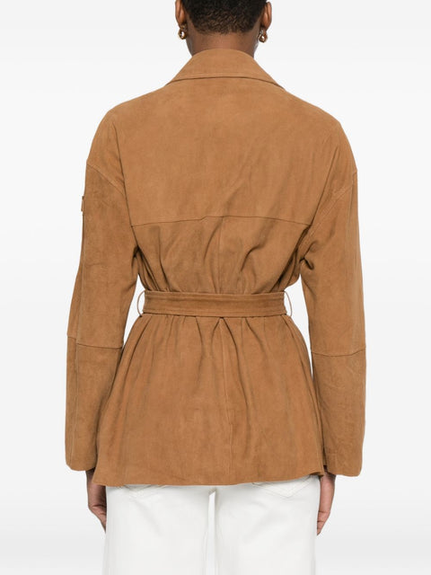 Peuterey Machuca suede leather jacket