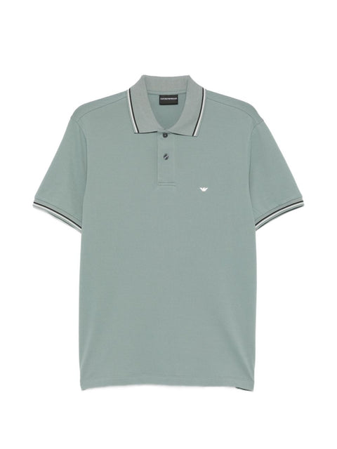 Emporio Armani Logo cotton polo shirt