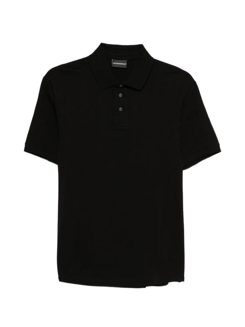 Emporio Armani Logo cotton polo shirt