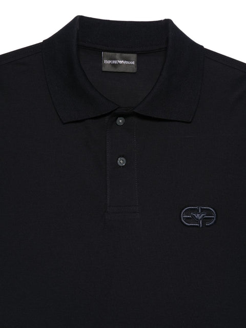 Emporio Armani Logo cotton polo shirt