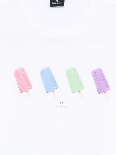 Paul Smith Printed cotton t-shirt