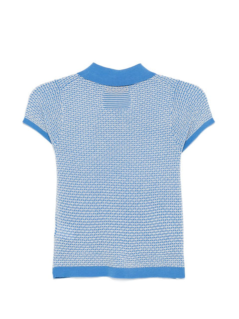 Guest In Residence Pique cashmere polo shirt