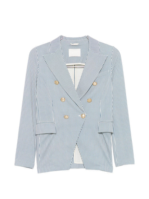 Circolo 1901 Striped double-breasted jacket