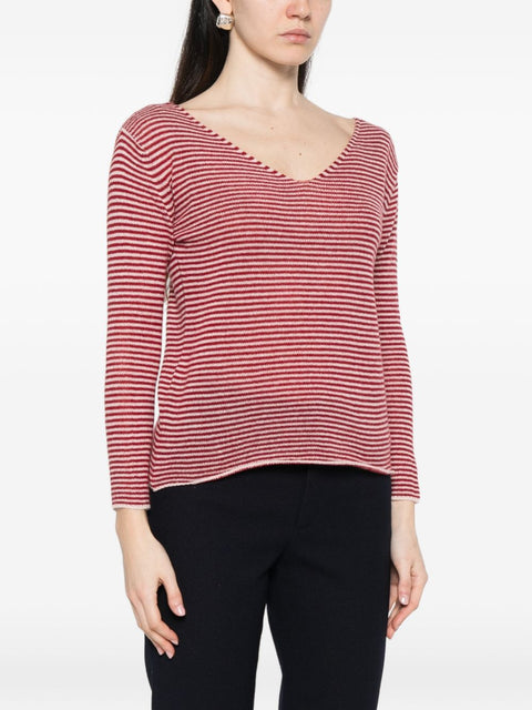 Beyou V-neck long sleeves Cashmere v-necked sweater