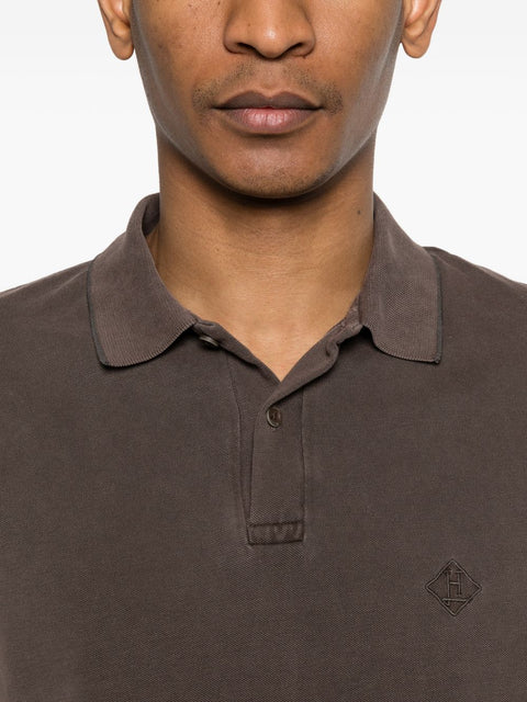 Herno Logo cotton polo shirt