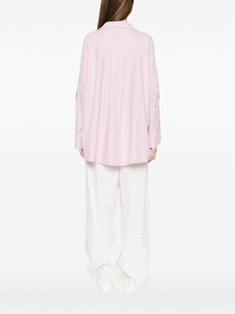 White Sand Striped cotton shirt