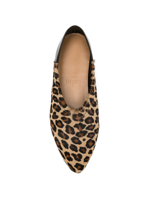 Babu' Milano Leopard ballet flats