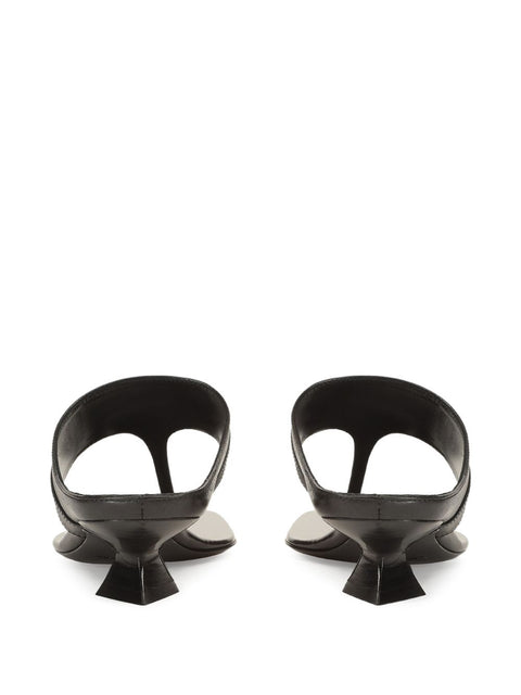 Sergio Rossi Leather thong sandals