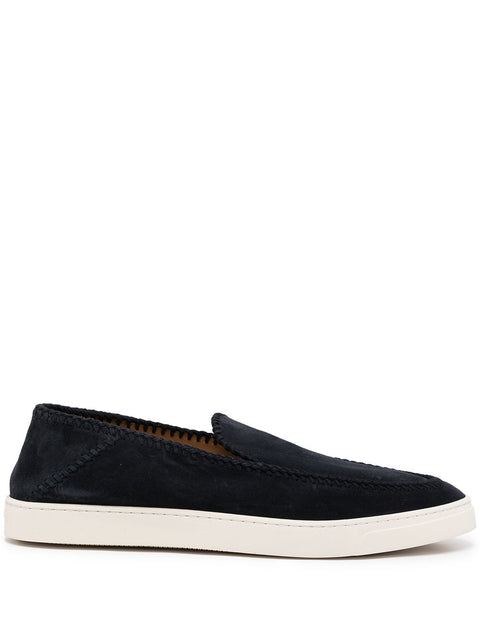 Giorgio Armani Leather slip-on sneakers
