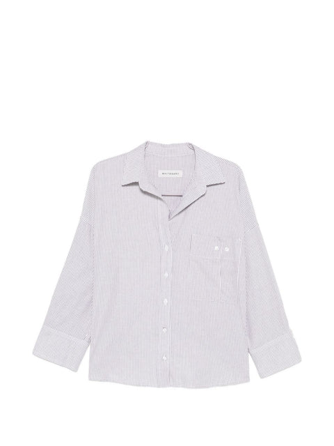 White Sand Striped cotton shirt