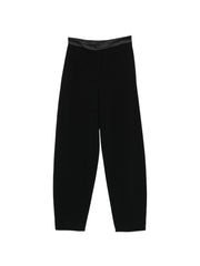 Emporio Armani Satin-Finish Tapered Trousers