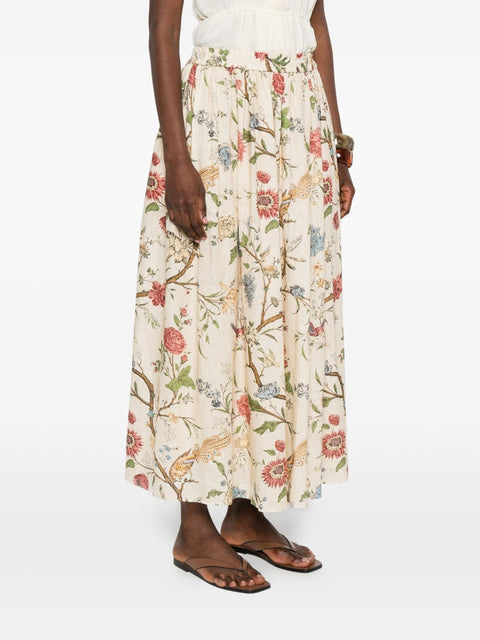 Into The East Linen Silk Blend Trousers