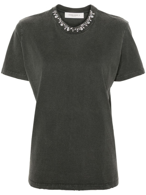 GOLDEN GOOSE T-shirts and Polos DARK GREY
