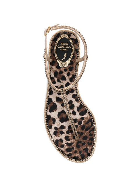 René Caovilla RENE'' CAOVILLA Sandals LEOPARD PRINT