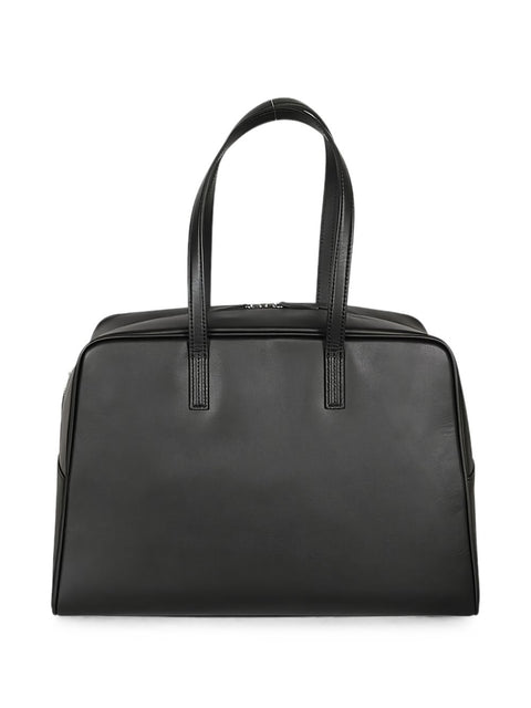 Mizuiro Large Leather Boston Bag