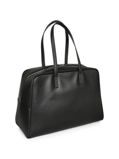 Mizuiro Large Leather Boston Bag