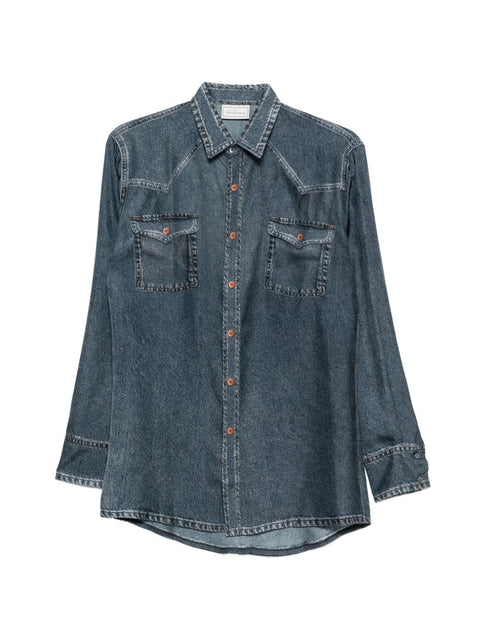 Pierre Louis Mascia Shirts NAVY