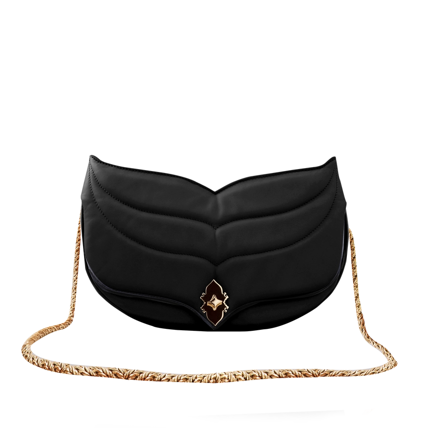 Wing Black-Bag-DELLALUNA-7''x8'' inches-Urbanheer