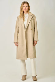 Fur Collar Long Coat