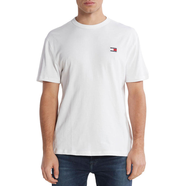Tommy Hilfiger Jeans Men T-Shirt-Clothing T-shirts-Tommy Hilfiger Jeans-white-S-Urbanheer