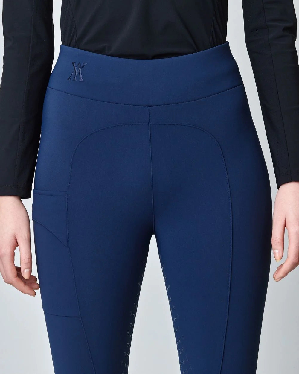 Compression Pull-On Riding Breeches Navy-Breeches-Yagya-Navy-XXS-Urbanheer