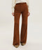 1989 STUDIO Corduroy flared leather pants