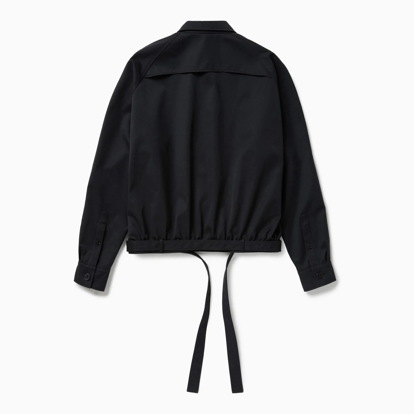 1989 STUDIO Dark blue short trench jacket