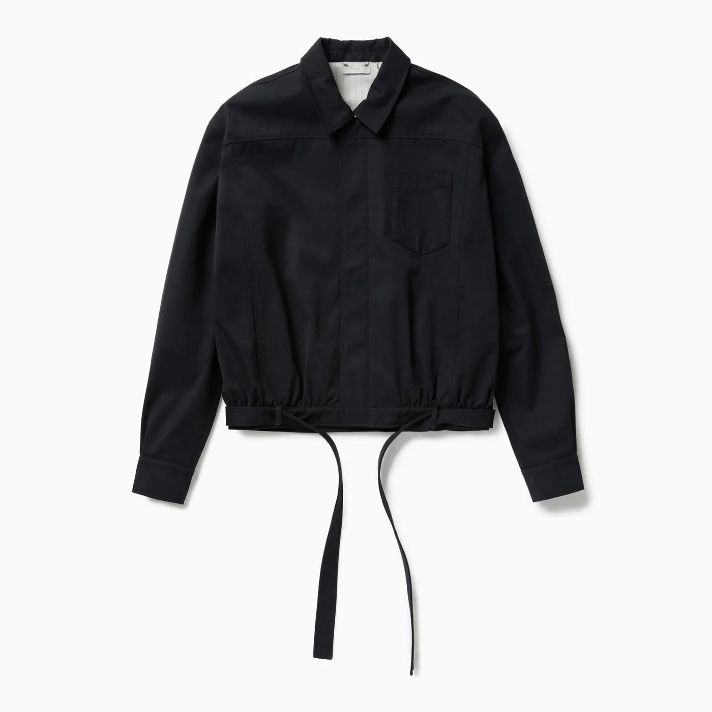 1989 STUDIO Dark blue short trench jacket