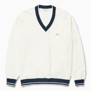1989 STUDIO JP V-neck sweatshirt off white