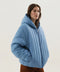 1989 STUDIO Light blue quilted down jacket