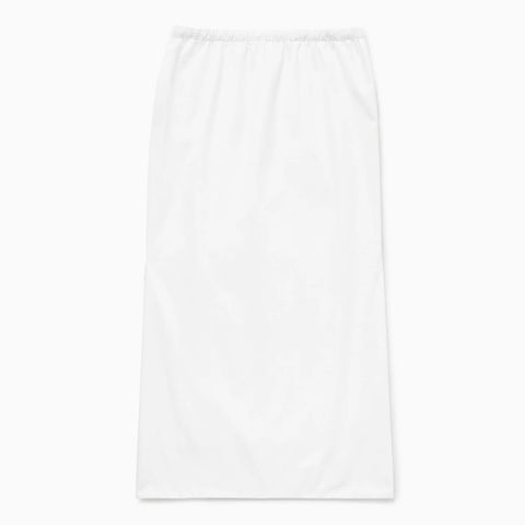 1989 STUDIO Long asymmetric skirt white