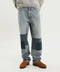 1989 STUDIO Malin denim pants with patches