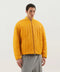 1989 STUDIO Yellow quilted down jacket