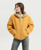1989 STUDIO Yellow suede hoodie