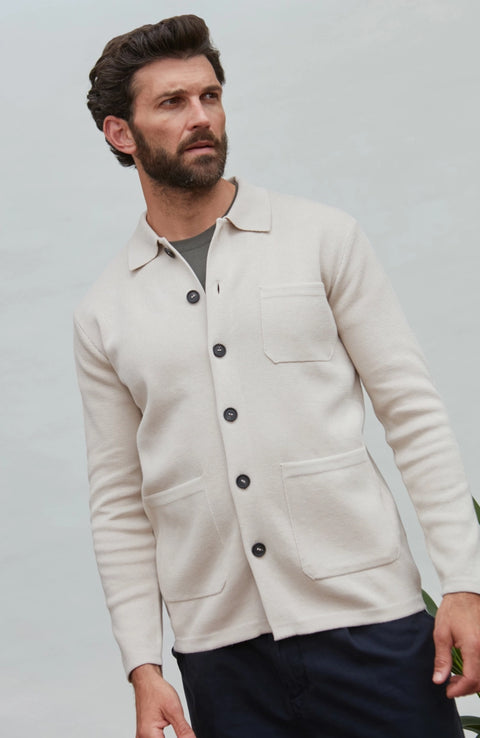 Mens Midweight Cotton Work Shirt Birch