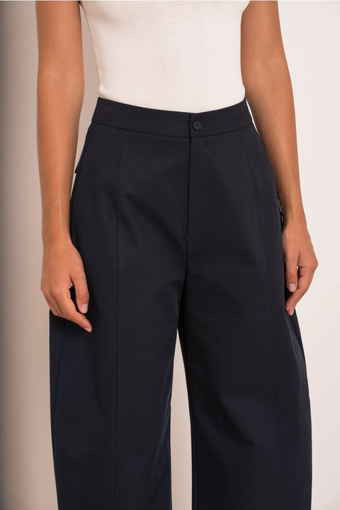 Utility Balloon Pants with A Fastening At the Hem