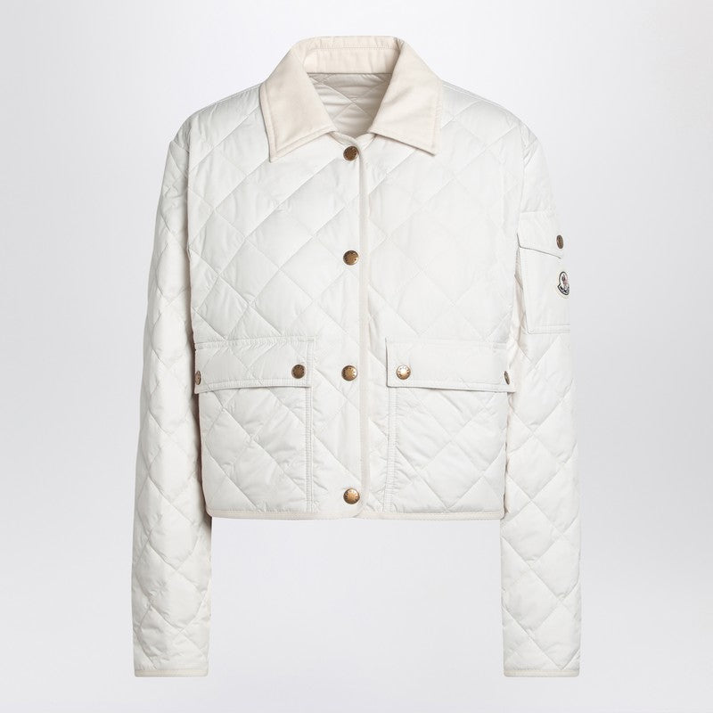 Moncler Chitre quilted ivory jacket-Jackets-Moncler-3-Urbanheer