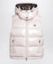 Moncler Niverolle short down vest in nylon, pink