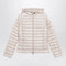 Moncler Igelhood down jacket in light pink longue saison