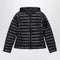 Moncler Igelhood down jacket in black longue saison