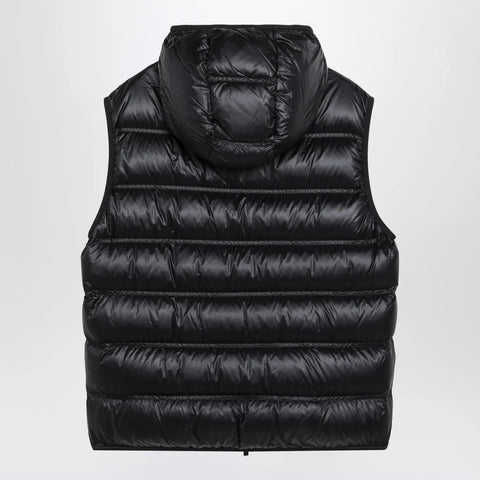 Moncler Black nylon-padded Panestrel waistcoat
