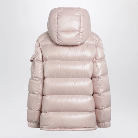 Moncler Pink Maire down jacket in nylon laqué