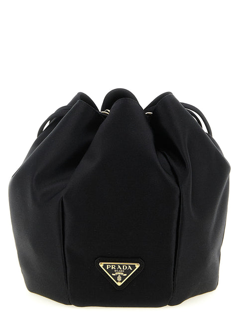 Prada Satin Mini Bucket Bag