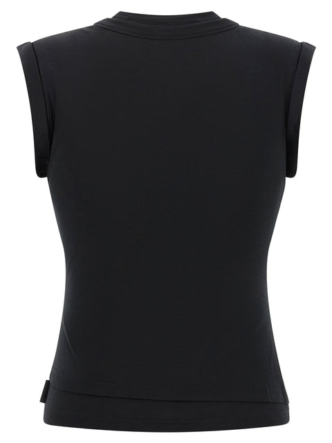 Alexander Wang Twisted Bust Layered Tank Top